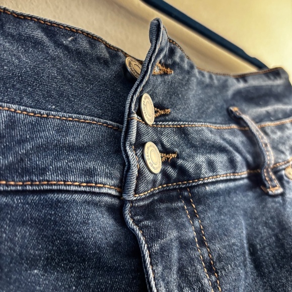 Ibiza Dark Wash Push Up Denim Short Jeans – Vintage Blue – US 13 - Picture 10 of 11